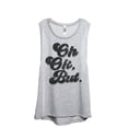 thumbnail image 1 of Oh Ok, But. Women's Fashion Sleeveless Muscle Tank Top Tee Sport Grey Small, 1 of 4