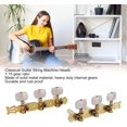 thumbnail image 2 of Durable 2Pcs Guitar Tuners Machine Head, Classical Guitar String Tuning Pegs Keys Tuners Set White Button - Designed to Meet Your gardening requirements, 2 of 5