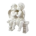 thumbnail image 2 of Estatua de pareja de ángeles, estatua de resina de jardín, decoración del hogar, taburete para sentarse, estatuilla decorativa para amantes, escultura, 2 of 8