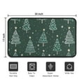thumbnail image 5 of Dark Green Christmas Tree Pattern Door Rugs,Washable Non Slip Door Mats Indoor,Decorative Door Mats,Entry Mat Indoor for Entrance,Bedroom,Kitchen,Bathroom,30"x17", 5 of 6