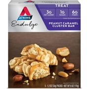Atkins Endulge Bar Peanut Caramel Cluster -- 1.2oz 5 Bars