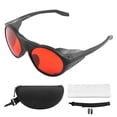 thumbnail image 2 of Gafas de protección, Gafas de Seguridad LÁSER DURADERAS Y RESTENTES AL DESGASTAS ANTI-VERDE PARA EL AZUL UV AZUL, ROJO, 2 of 7