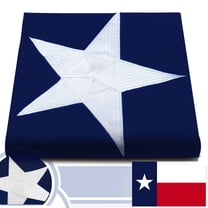 Anley EverStrong Series Embroidered Texas State Flag 3x5 Ft - Lone Star Flags 210D Polyester