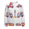 thumbnail image 7 of Fire Engine Car Truck Womens Oversized Sweatshirts Hoodies Crewneck Casual Tops Comfy FallWinter Clothes 2024, 7 of 7