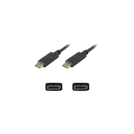 UPC: 0821455054468 | AddOn DISPLAYPORT1F 1ft Black DisplayPort Cable M-M