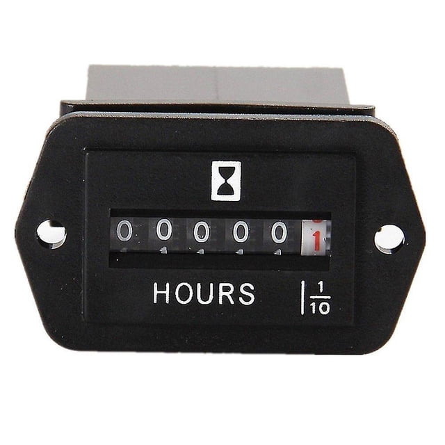 Dc 6-80v, reloj mecánico Medidor - Contador de horas para generador de motor, barco, automóvil, motocross, motor UKW