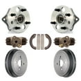 thumbnail image 1 of Transit Auto Rear Wheel Cylinders and Drum & Shoes Hardware Hub Bearing Assembly Kit (7Pc) for Car 2002 Toyota Corolla Non-ABS From 04 02 K7D-101015, 1 of 11