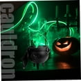 thumbnail image 5 of MOQIN Halloween Cauldron with Lid and Handle 3.94 X 2.95 X 2.95 Inches Cauldron Decorative Candle Incense Burning Witch Cauldron Pot Moon Cauldron Cauldron, 5 of 9