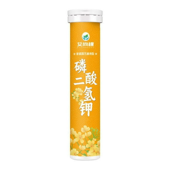 Flmtop 22Pcs Potassium Dihydrogen Phosphate Fertilizer Plants Flowers Greenery Growth Nutrition Supplement Slow Release Tablet Gardening Supplies