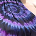 thumbnail image 3 of Blue Purple Tie Dye Pattern Blanket,Comfortable Soft Flannel Throw Blanket,All Season,Warm Lightweight Blankets for Sofa Bed Couch Living Room Chair,40"x50", 3 of 4
