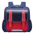 thumbnail image 2 of Backpack with Simple Flap Design Lightweight Breathable Straps Multi Color Elementary School Bookbag for Age 4t 5t 6t, 5th 6th, 2 of 9
