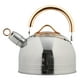 thumbnail image 1 of Inteprter Tetera con silbido de acero inoxidable para calentamiento rápido, capacidad de 3L, silbato automático, no tóxico, a prueba de Juegos de servir café y té Tipo 1 3L, 1 of 1