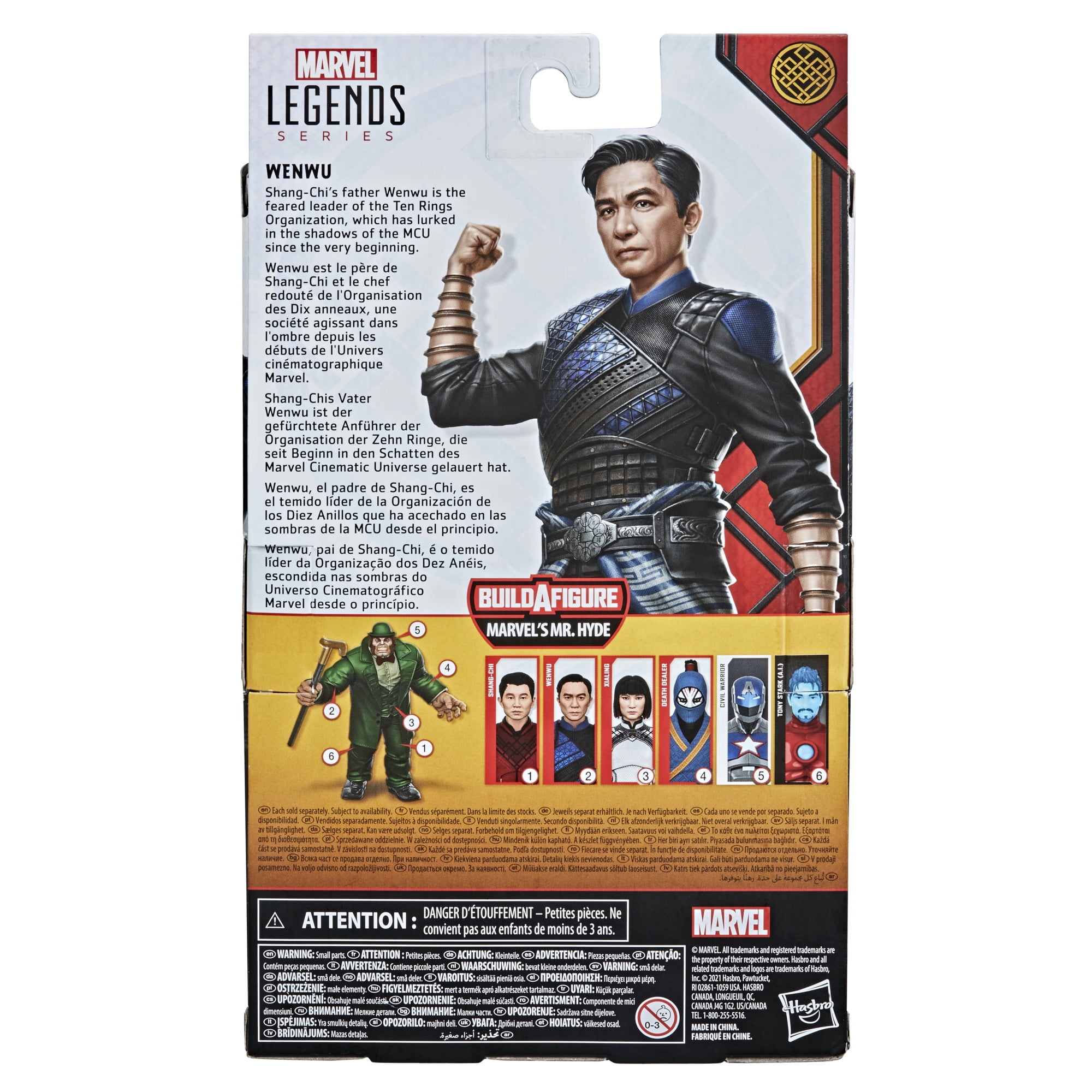 Hasbro Marvel Legends Series Shang-Chi And Legend Of Ten Rings Wenwu