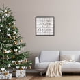 thumbnail image 2 of Tis The Season To Be Freezin' Winter Plaid Holiday Graphic Art Black Framed Art Print Wall Art, 2 of 7
