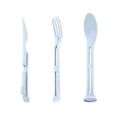 thumbnail image 2 of NWOKYZGH 3PCS Wheat Straw Cutlery, Reusable Utensils Set Portable Travel 3 in 1 Spoon fork Knife Tableware, Eco-Friendly, BPA Free, Flatware for Kids Adults, Travel Picnic Camping, 2 of 6