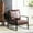 Dark Brown, variant on Durable Frame, Soft Upholstery - Create a Cozy Corner in Living Room with Microfiber Chair