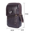 thumbnail image 1 of Totes De Hombro Femeninos Bolsa de sobre de hombro de cuero de celosía simple con solapa cuadrada de mensajero de señora Sywqhk Para Estrenar, 1 of 8