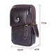 thumbnail image 2 of Bolsa Riñoneras de negocios para hombre, riñonera informal de piel de vaca, riñonera suave de PU para teléfono móvil Tmvgtek Para Estrenar, 2 of 8