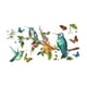 thumbnail image 4 of Calcomanía de pared de colibríes, pegatinas de pared de pájaros, impermeables, modernas, con colibrí en de un , calcomanía de flores para, 4 of 9