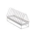 thumbnail image 1 of Tripar International 10 Slot Plate Display Rack | White, 1 of 3