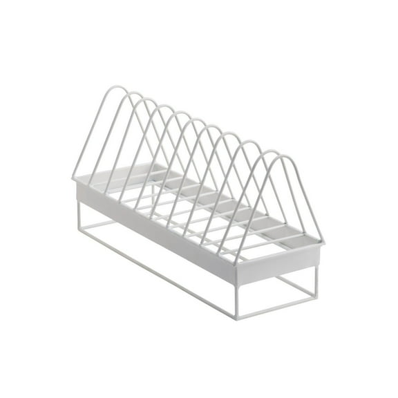 Tripar International 10 Slot Plate Display Rack | White