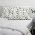 thumbnail image 4 of Sage Green Spring Floral Queen Size Pillow Cover, Pillowcase Protectors with Zipper, Breathable Decorative Throw Pillow Case Cover, Summer Botanical Elegant Pillow Shams for Couch Sofa 20x30Inch, 4 of 8