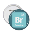 thumbnail image 1 of br br checal element science round pins badge button emblem accessory decoration 5pcs, 1 of 2