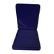 thumbnail image 2 of Caja de almacenamiento de collares, caja de almacenamiento de joyas, caja de colección, caja de joyería de terciopelo, caja organizadora de collares Azul, 2 of 8