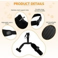 thumbnail image 3 of UOSIA Adjustable Dog Knee Brace - Hind Leg Support, Dog Comfortable Wrap with Straps, 3 of 7