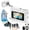 White, variant on Mini Digital Camera 1080p Small Portable Photo Video Camera 100 Mins Life Camcorder Recorder for Travel Study Recording(Black)