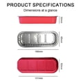 thumbnail image 6 of Aluminum Pans with Lids 6.53" x 2.5"Start Makers Mini Loaf Pans with Lids and Spoons Sealing Sticker 20Pcs Disposable Foil Pans for Home Baking, Party Prep, Outdoor Grilling, 6 of 7