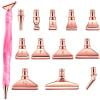 thumbnail image 1 of Cuadros Decorativos 13x 5D Pluma de pintura de diamante de resina Nib DIY Craft Point Drill Pen (Oro rosa) Likrtyny  embutido en tela, 1 of 9