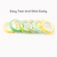 thumbnail image 4 of Estilo coreano Simple Purified Color 6PCS Cinta adhesiva Washi DIY, 4 of 8