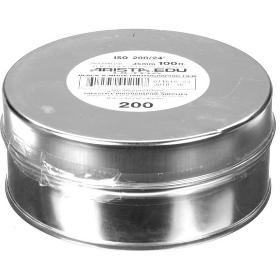 Arista EDU Ultra 200 ISO Black & White Film, 35mm x 100 ft.