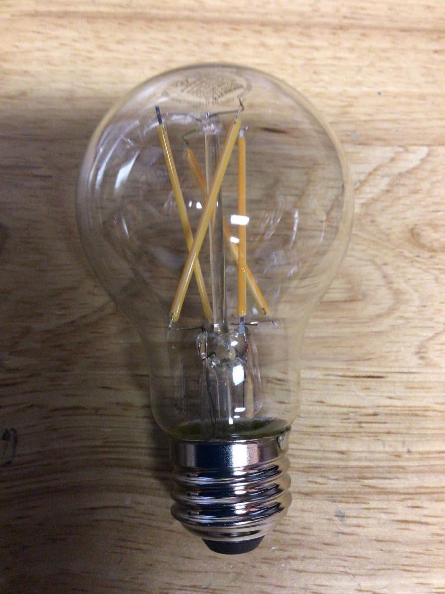 (8-Pack) Sylvania TruWave LED A19 Light Bulbs, 60W Equivalent, Soft White 2700K, Dimmable, Clear Finish, E26 Medium Base