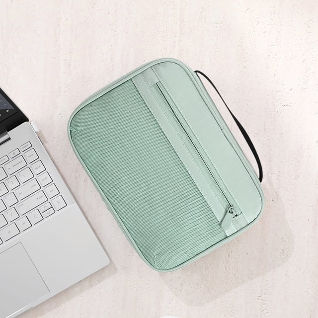 Bolso Organizador de Electrónicos, Estuche para Accesorios de Viaje, Funda para Dispositivos con Divisores, 23x16.5x3.5 cm, para Cables, Ratón, Teléfonos Móviles, Cosméticos.