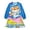 Space Fox, variant on Casual Dresses Nightgowns Velvet Pleated design One-Piece Nightdress for Indoor Outdoor Daily Space Dino 3-10T