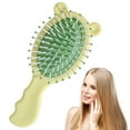 thumbnail image 6 of Mini Hair Brush, Detangling Hairbrush for Kids, Travel Lightweight Cat Ear Hair Brush with Soft Bristles, Ergonomic Non-Slip Handle, Suitable for Wet and Dry Hair, Portable and Easy To Use, 6 of 8