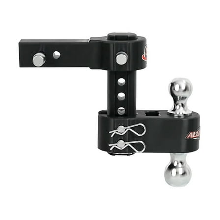 Aluma-Tow UT623361 360° Adjustable Trailer Hitch for 2" Receiver, 15000 lb. GTW, Black