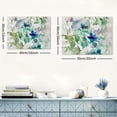 thumbnail image 6 of Acheng Sage Garden Plant Wall Art Watercolor Plant Canvas Painting Colorful Flower Wall Art Abstract Flower Art Print Modern Watercolor Plant Flower Picture Modern Living Room Wall Decor  16x12inch, 6 of 6