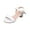 White, variant on Wedge Sandals for Women Round Toes Pumps Shoes Women's One Strap Slides For Woman Ankle Buckle Block Heels Women's Fashion Casual Summer New Style Solid Color Open Toe Thick Bottom Wedge Sandals
