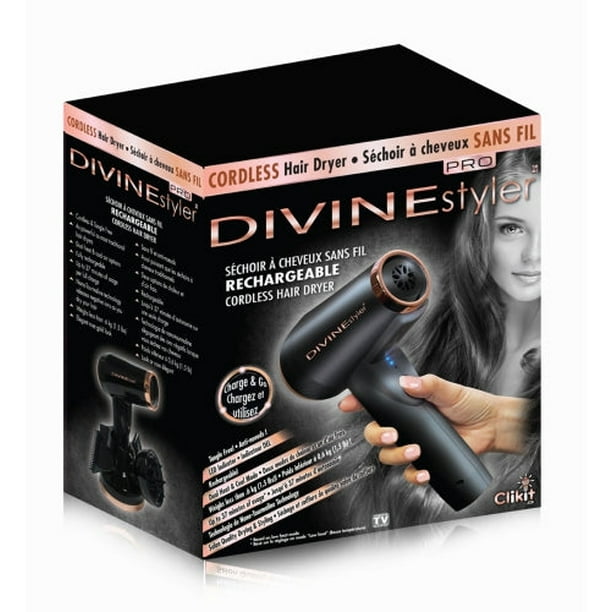 Sèche-cheveux rechargeable Divine Styler Pro 
