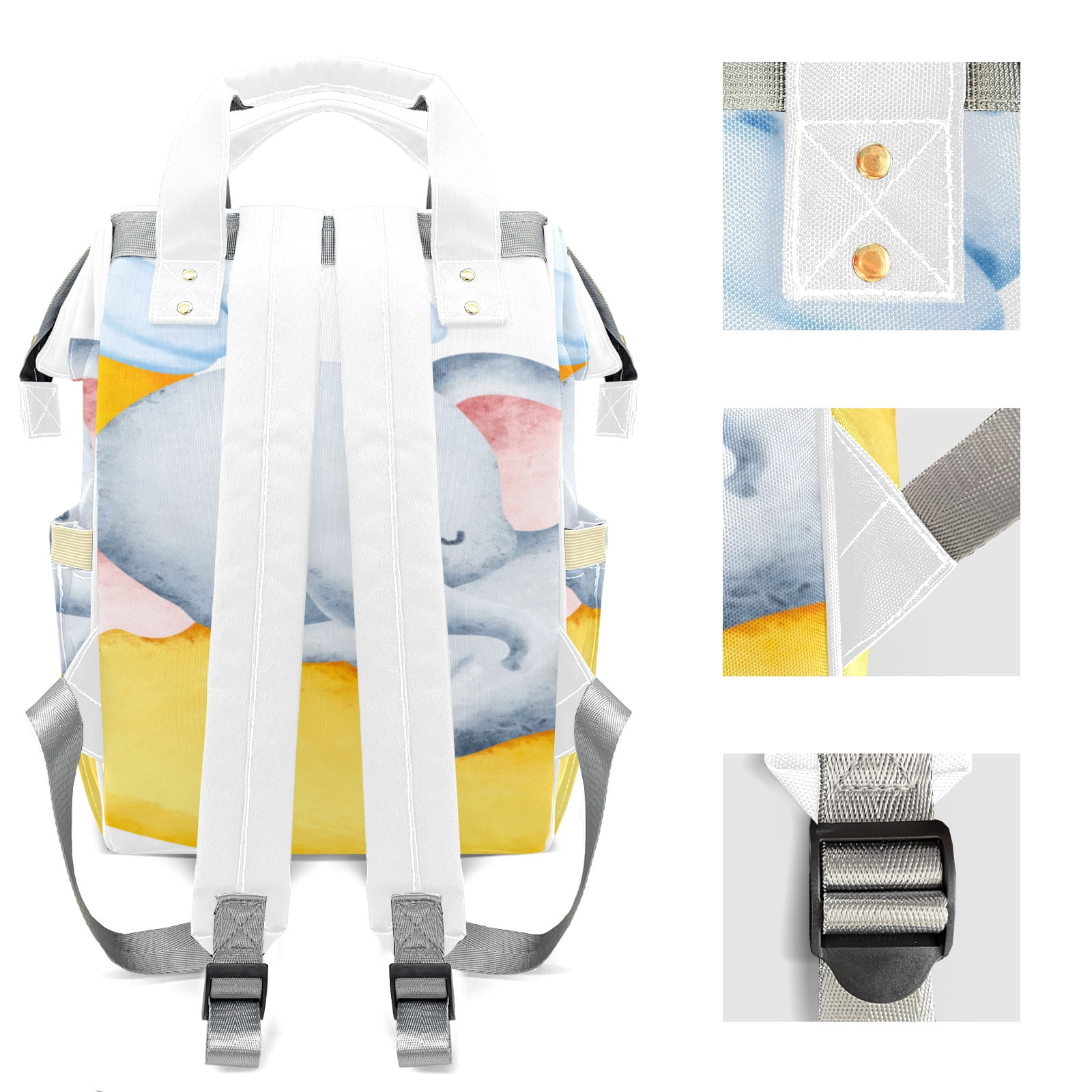 Novusopt Backpack Diaper Bag Large Capacity Insulated Baby Bottle Pocket