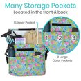 thumbnail image 3 of Bolsa de silla de ruedas Vive: bolsa de accesorios de caminantes de sillas de ruedas eléctricas para adultos, adultos mayores, 15 colores - accesorio de bolso grande para colgar de espalda, mochila de, 3 of 3