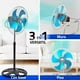 thumbnail image 1 of VENTILADOR 3 EN 1 SUPER POTENTE DE 18 PULGADAS CON 5 ASPAS METÁLICAS TURBO GIRATORIO Y AJUSTABLE DE PISO Y PARED, 1 of 6