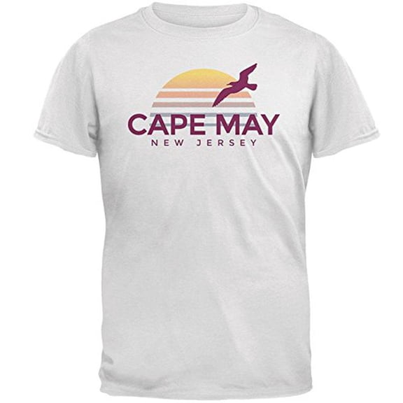Beach Sun Cape May New Jersey Mens T Shirt White 2XL