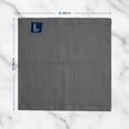 thumbnail image 3 of Linteum Textile 100% Cotton Premium Washcloths, 12x12 Inches [Pack of 12] Light Grey, 3 of 6