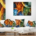 thumbnail image 4 of Designart Vibrant Colorful Clouds - Abstract Throw Pillow - 12x20, 4 of 5