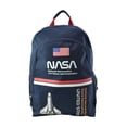 thumbnail image 1 of Mochila Escolar Grande Nasa Bolsas Laterales Color Azul, 1 of 4