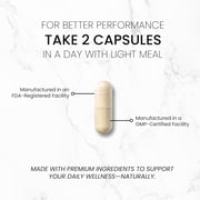 TrueMed Moringa & Turmeric Curcumin Supplement with BioPerine, 1100 mg, 95% Curcuminoids, 120 Vegan Capsules for Daily Wellness, Joint & Digestive Support